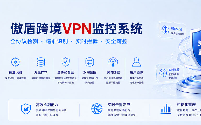 傲盾跨境 VPN 监控系统